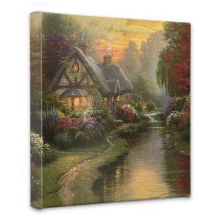 Thomas Kinkade A Quiet Evening 14 X 14 Gallery Wrapped Canvas
