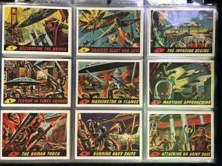 Mars Attacks Official 1984 Renata Galasso Reprint Complete Set 56 Sci - Fi Cards