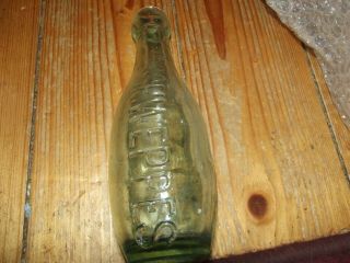 Vintage Schweppes By Appointment To The King And Prince Of Wales Glass Bottle