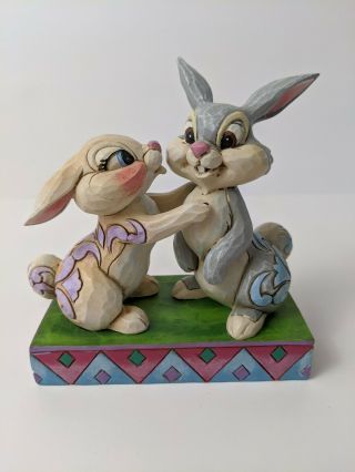 Jim Shore Disney Thumper And Miss Bunny Figurine " Twitterpation " 4043667 4 "