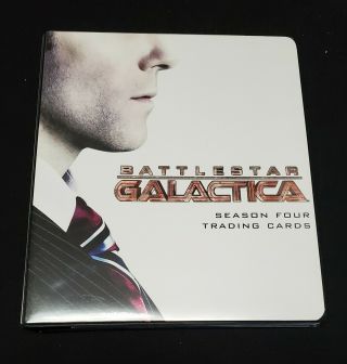2009 Battlestar Galactica Season 4 Base Set 1 - 63 With Collectors Binder / Album