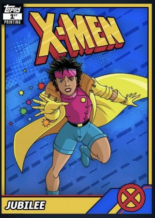 Topps Marvel Collect Retro X - Men 1st Printing Edition Jubilee Epic 250cc