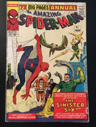 Spider - Man Annual 1 First Sinister Six