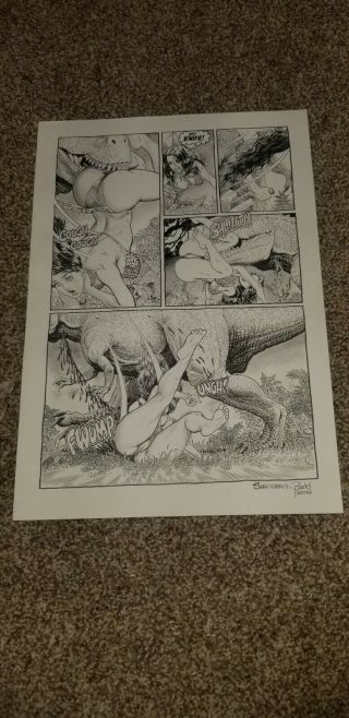 Budd Root Published Art,  Cavewoman Reloaded 3 Page 5