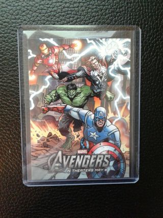 2012 Marvel Avengers Rare Promo Card.  Land O Frost.  Limited Edition