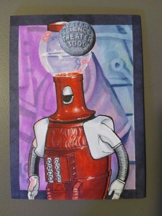 Mystery Science Theater 3000 - Tom Servo Sketch Card (rrparks) Mst3k Dave Gaskin