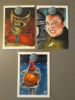 Mystery Science Theater 3000 - 30 Sketch Gallery Promo Cards (rrparks) Mst3k