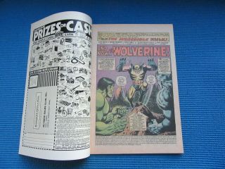 INCREDIBLE HULK 181 - (NM -) - 1ST FULL APPEARANCE OF THE WOLVERINE - 2