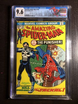 Spider - Man 129 Cgc 9.  6 Oww (marvel 2/74) 1st App Punisher