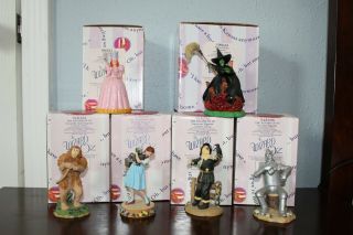 The Wizard Of Oz 2002 Enesco Set Of 6 With Boxes
