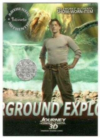 Journey To The Center Of The Earth 3d: Pieceworks Pw12b Brendan Fraser As Trevor