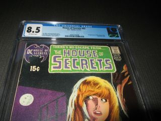House of Secrets 92 CGC 8.  5 VF,  1st Swamp Thing (DC 1971) 2