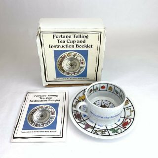 Fortune Telling Tasseography Runes Tarot Tea Cup Saucer Occult Salem Witch/book