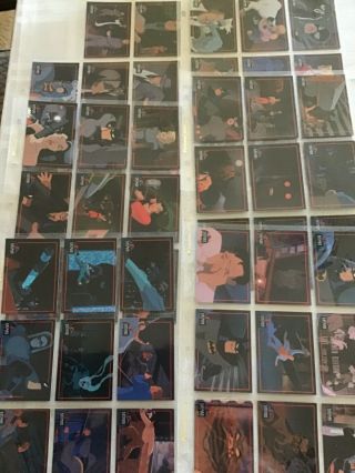 Batman The Animated Series 2 1993 Topps Complete Card Set Of 101 - 190,  Dc Comics