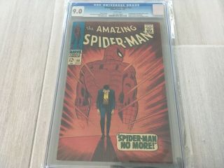 Spider - Man 50 Cgc 9.  0 White Page 1st Appearance Of The Kingpin