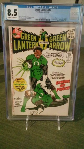 Green Lantern 87 Cgc 8.  5 (first Appearance Of John Stewart And 2nd Guy Gardner)