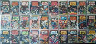 Star Wars 1 - 107,  Annuals (1977 - 1986) Full Run (no 42,  68,  81) Newsstand Comics