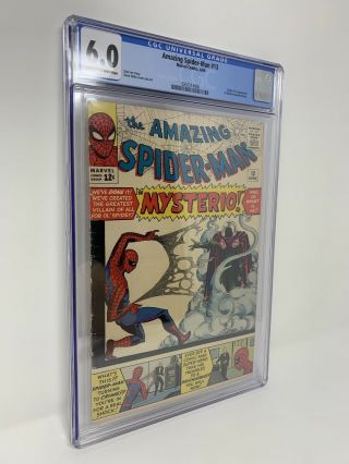 Spider - Man 13 CGC 6.  0 Blue Label 1st Appearance of Mysterio OW/White 4