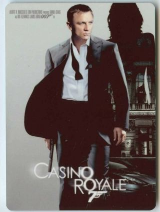 Rittenhouse James Bond 007 Casino Royale Metal Movie Poster M21 060/100