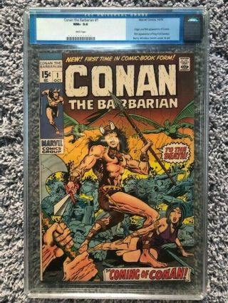 Conan The Barbarian 1 Cgc 9.  6 White Pages