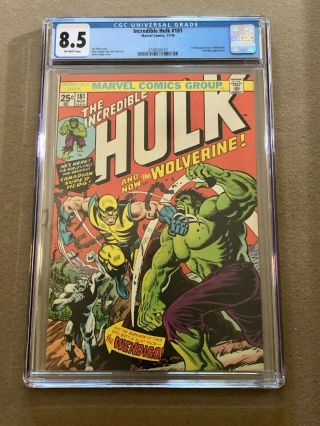 Incredible Hulk 181 Cgc 8.  5 1st Full Appearance Wolverine Owner Vf,