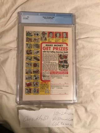 Doctor Strange 169 CGC 9.  6 WHITE PAGES,  GIVEAWAY TO MY FIRST EBAY BUYER 4