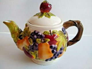 Sonoma Villa Fruit Teapot by Home Interiors Better Homes & Garden Fruit Decor 3