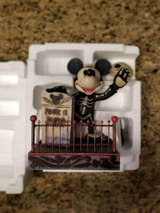 Jim Shore Disney Traditions Halloween Mickey Mouse " Peek - A - Boo " 4011043