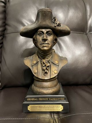 George Washington Bust Signed Rick Terry Friends Of Nra 2007 Limited Edition Ret