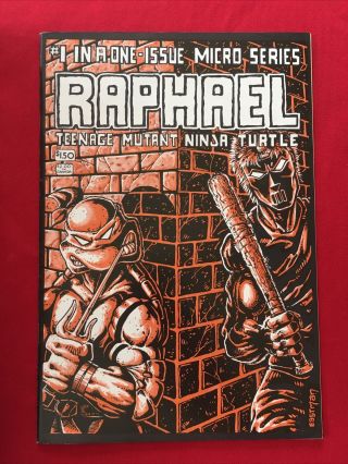 Raphael Teenage Mutant Ninja Turtles 1 1st Print Tmnt 1st Casey Jones