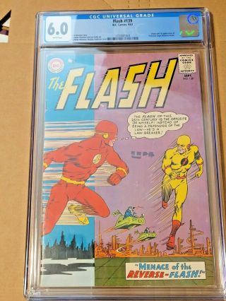 Flash 139 Cgc 6.  0 1st Professor Zoom Reverse Flash - White Pages