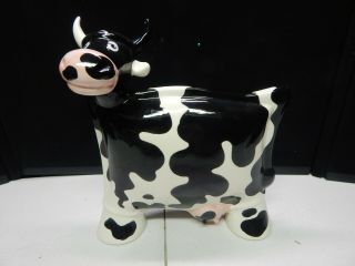 Turov Art Ceramic Milk Cow Statue Figure 12 " X 10 "