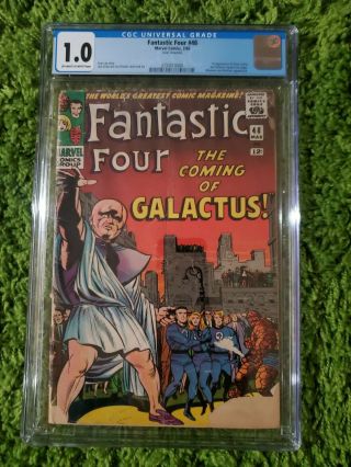 Fantastic Four 48 Cgc 1.  0 3/66 1st App Of Silver Surfer & Galactus Stan Lee