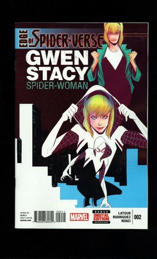 Edge Of Spider - Verse 2 1st App.  Of The Spider - Woman (gwen Stacy) L@@k