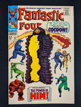 Fantastic Four 67,  First Appearance Of Him (adam Warlock) (marvel October 1967)
