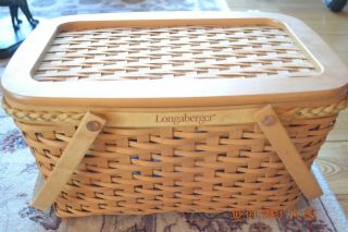 Longaberger Founder’s Market Basket 18791 2000 Signed W/3 Signatures