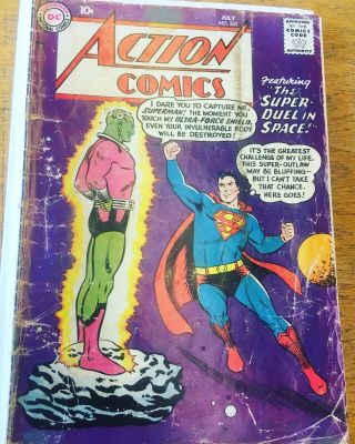 Action Comics 242 1st Appearance Of Brainiac Low Grade Complete