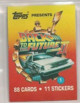 Back To The Future Ii Trading Cards - 88 Card Set & 11 Stickers - Topps 1989