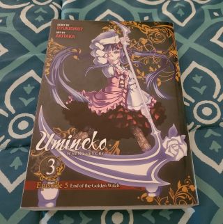 Rare Oop Umineko When They Cry Manga Volume 3 Episode 5 End Of The Golden Witch