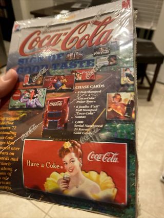 1996 Coca Cola Collectors Cards 36 Packs Chase Cards Sign Good 3