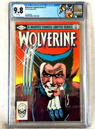 Wolverine 1 Cgc 9.  8 Plus 2 3 & 4 First Issue Custom Label First Prints 1982