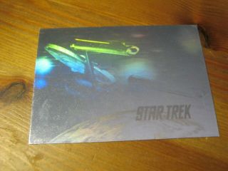 Star Trek 25th Anniversary Hologram H 1 Starship Enterprise 1991 Impel Zt1