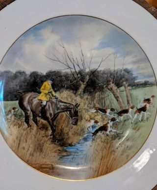 Vintage W.  T.  Copeland “going To Halloa” Plate No 3 Lionel Edwards