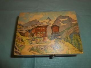 Vintage " Thorens A128 " Swiss Switzerland Music Box Tales Of The Vienna Woods