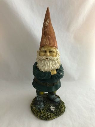 Rien Poortvliet 9 - 1/2 " Timothy Supervisor Gnome Arms Crossed Garden