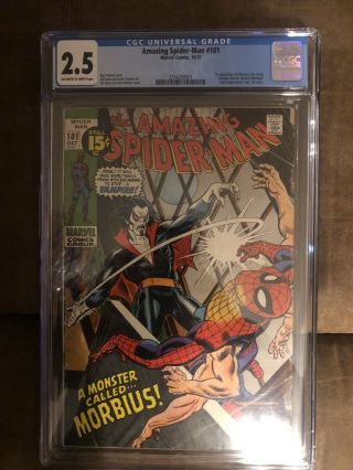 Spider - Man 101 Cgc 2.  5 1st Appearance Of Morbius