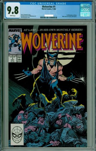 Wolverine 1 Cgc 9.  8 1988 1st Patch Marvel Comics Ongoing Cbcs @guardian_comics