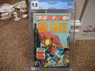 1st Issue Special 9 Cgc 9.  8 Dr.  Fate Dc 1975 White Pgs Nm Jsa Jla Doctor