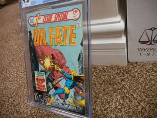 1st Issue Special 9 cgc 9.  8 Dr.  Fate DC 1975 WHITE pgs NM JSA JLA Doctor 2