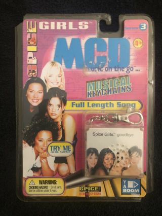 Spice Girls Rare Mcd Musical Keychain - Goodbye 1999 Yaboom,  Vintage
